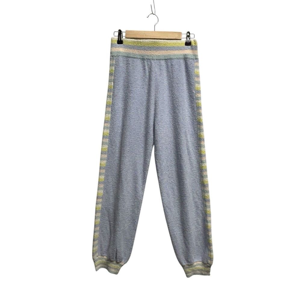 LOVESHACKFANCY Barnett Stripe-Trim Joggers Size XS SOFT Purple